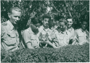 Militari Tedeschi a Villa Rossi tra cui Heinz Schreyer, Hans Schmidt e Martin Koch